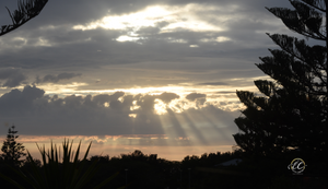 Three relaxing Sunrise Framed Mounted Prints