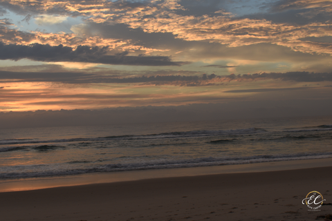 Kingscliff Sunrise Framed Canvas Print 1